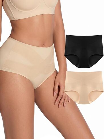 SheCurve Seamless Light Shaping Panties, Tummy Control Shapewear Underwear, Comfortable Body Shaper Short Brief in Kuwait