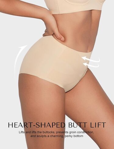 SheCurve Seamless Light Shaping Panties, Tummy Control Shapewear Underwear, Comfortable Body Shaper Short Brief in Kuwait