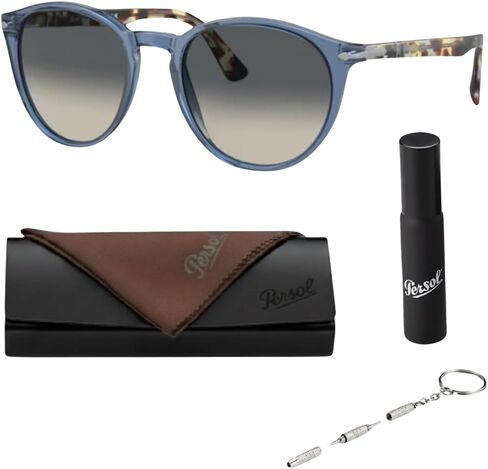 Persol PO3152S Round Shape Sunglasses With Official Eyewear Kit in Kuwait