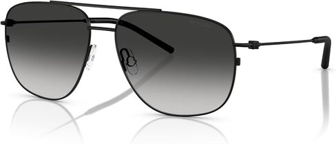 Moncler ME4004 نظارات شمسية للجنسين باللون الأسود/الرمادي المظلل 60/15/145 in Kuwait