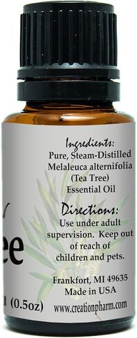 Creation Pharm Tea Tree Essential Oil 15 ml - 100% Pure Australian Tea Tree Oil - árbol australiano puro del té in Kuwait