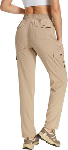 KWZ Womens Cargo Pants Lightweight Hiking Pants | Quick Dry Water Resistant Travel Casual Athletic Pants in Saudi Arabia