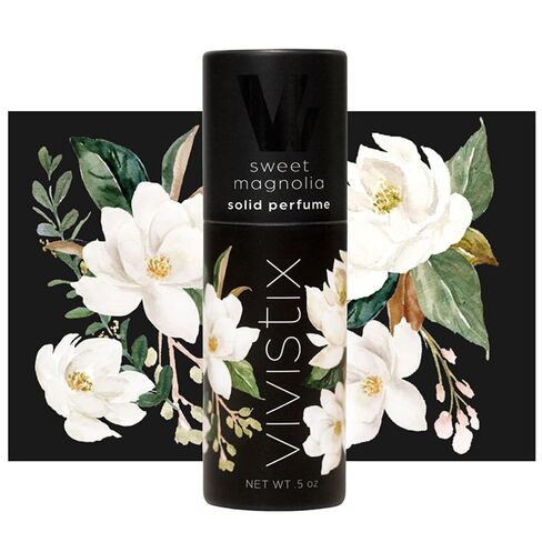 Solid Perfume Stick | Sweet Magnolia scent | Portable, clean, floral, magnolia, travel perfume | Made in the USA | no parabens, phthalates, or preservatives in Kuwait