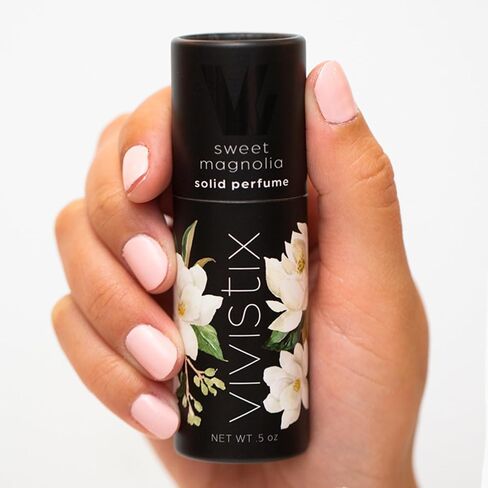 Solid Perfume Stick | Sweet Magnolia scent | Portable, clean, floral, magnolia, travel perfume | Made in the USA | no parabens, phthalates, or preservatives in Kuwait