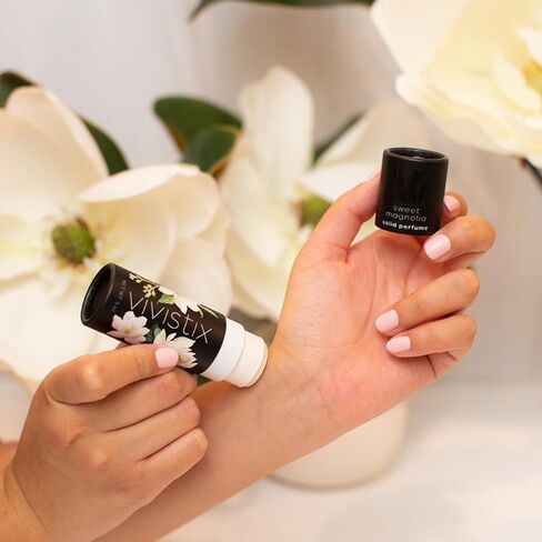 Solid Perfume Stick | Sweet Magnolia scent | Portable, clean, floral, magnolia, travel perfume | Made in the USA | no parabens, phthalates, or preservatives in Kuwait