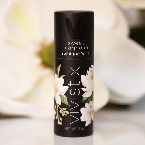 Solid Perfume Stick | Sweet Magnolia scent | Portable, clean, floral, magnolia, travel perfume | Made in the USA | no parabens, phthalates, or preservatives in Kuwait