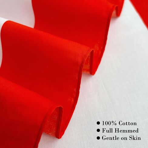 WEITBF 2 Pack Canada Flag Bandana Canadian Scarf Bandanas Headband - 100% Cotton, 22 x 22 inch in Saudi Arabia