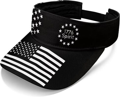 Patriotic 250th Anniversary Hat for Women Breathable Adjustable Sports Visor in Saudi Arabia