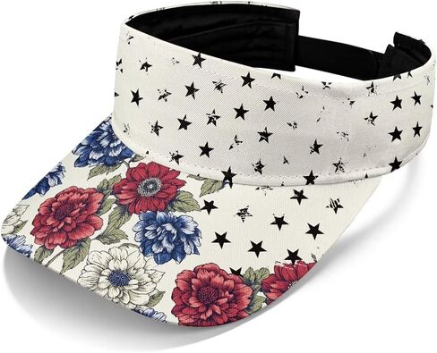 Patriotic 250th Anniversary Hat for Women Breathable Adjustable Sports Visor in Saudi Arabia