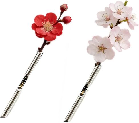 A Kind Brooch - Every Bloom Tells a Different Story, Branch-Shaped Flower Insert Brooch, DIY Elegant Jewelry for Women Men in Kuwait