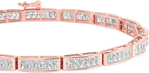 1 to 3 Carat.w. Classic Channel Set Diamond Bangle Bracelet (H-I Color SI1-SI2 Clarity) in Saudi Arabia