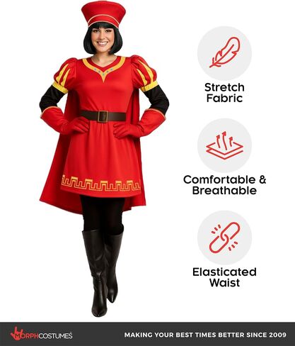 Morph Fairytale Villain Costume Women, Movie Villain Costume Women, Adult Medieval Halloween Costumes For Women in Kuwait