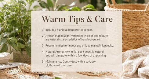 ZYApril Wicker 20 Inch Jute Wall Decor Baskets, Set of 6 Boho Woven Jute Wall Plates, 20",18",16",14",12,10", Decorative Baskets for Wall Arts, Round Wall Mirror for Bedroom, Living Room, Office in Saudi Arabia