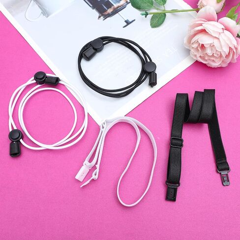 NEWITIN 6 قطع حزام مطاط للنساء لا تظهر حزام مطاط غير مرئية المحاصيل الأعلى الثنية الفرقة لدس القمصان سترة علوية in Kuwait