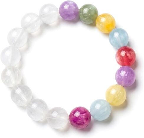 Dopamine Bracelet UV Reactive Colorful Rainbow Beaded Bracelet Color Changing Mood Bracelets Dopamine Jewelry Summer Beach Vacation Trendy Gift in Saudi Arabia
