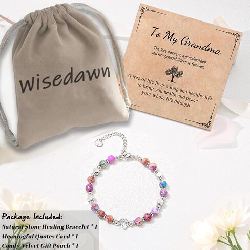 New Grandma Gifts First Time 2026 Promoted to Grandma to Be Pregnancy Announcement 1St Time Grandparents Tree of Life Bracelet in Saudi Arabia