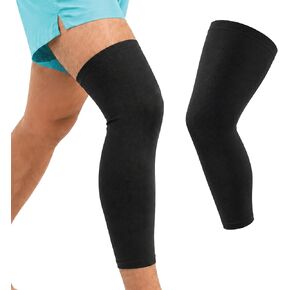 Doctor's Choice Full Leg Compression Sleeve-10-20 mmHg Graduated Support, Breathable Moisture-Wicking Fabric, Non-Binding Fit for Men & Women Ideal for Recovery, Daily Wear, Running & Active Lifestyle in Saudi Arabia