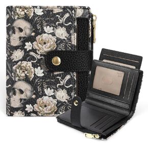 FALAN MULE Small Wallet Women RFID Blocking Card Holder Vegan Leather Bifold Wallets for Women with 3 ID Windows in Saudi Arabia