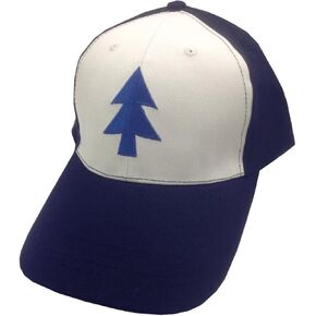 Dipper Pines Blue Tree Baseball Cap - Costume & Everyday Wear - Quality Embroidered 6 Panel Adult Hat - TV Show Cosplay Gift in Saudi Arabia