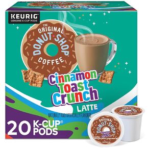 The Original Donut Shop Sundae Fundae One Step Latte, Keurig Single Serve K-Cup Pods, 60 Count (6 Packs of 10) in Saudi Arabia
