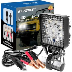 أضواء WFPOWER لقارب ، مشبك محمول على قارب الإرساء المصابيح الأمامية LED POD 6000K VLOOT MARINE LAMP لزجارة قوارب الكاياك Jon قارب الصيد سطح السفينة الضوء in Kuwait