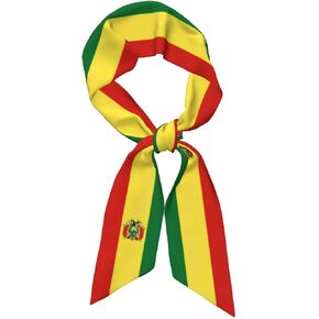 Women'S Fashion Scarf Bolivia Bolivian Flag Hair Satin Scarf Bandanas Headscarf Wrap Breathable Lightweight Neck Scarves For Handbag Accessories in Kuwait
