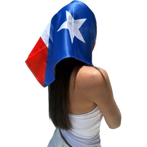Silk Scarf for Women - Puerto Rico Flag Silk Bandana with Flag Colors, Festival Headwear, Puerto Rico Panoleta de Cabeza in Saudi Arabia