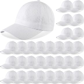 32 Pcs Unisex Quick Drying Baseball Cap Bulk Cooling Mesh Hat Ultra Lightweight Sun Hat for Group Sport Training in Kuwait