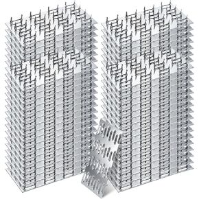 100 Pack Truss Plate, 4" x 2" Pronged Truss Plate Flat Mending Plates Repair Tie Plate Bracket Nail Teeth Height 9mm, Thickness 1mm for Wood Stud Roof Truss Timber in Saudi Arabia