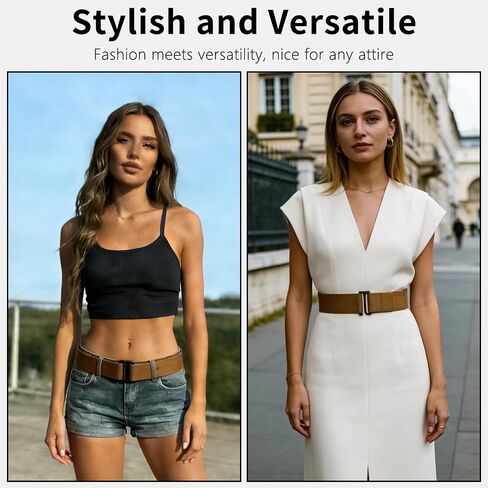 4PCS Crop Tuck Band Women Shirt Tuck Band Women Elastic Invisible Belt Stretch Belts, Adjustable No Show Belts in Saudi Arabia