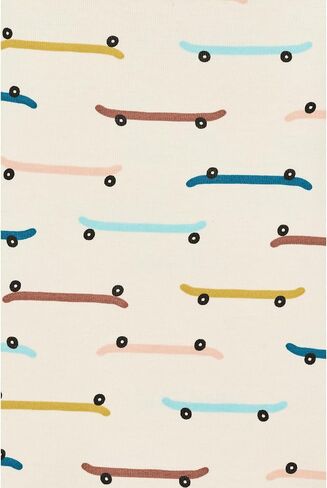 Hanna Andersson, Unisex Kids, HannaJams™ Print Short John Pajamas Set (Toddler/Little Kid/Big Kid), Longboards, 4 Years (Little Kid) in Saudi Arabia