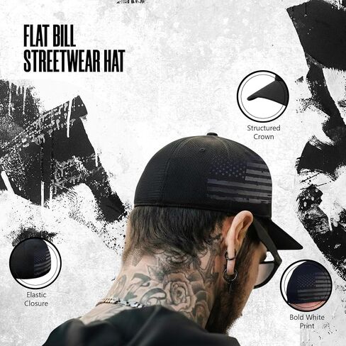 The Drive Clothing "USA Hat for Men & Women | Funny Offensive Fitted Baseball Cap | Bold Statement Urban Casual Headwear in Saudi Arabia