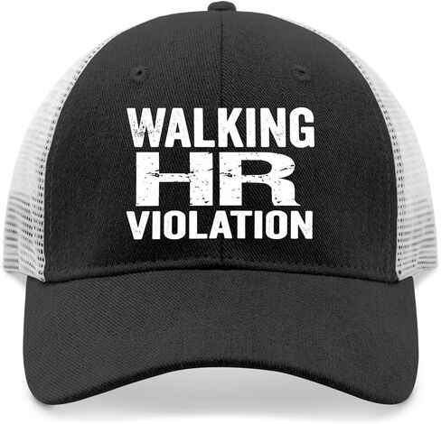 Walking hr Violation Hat for Women Funny Adult Humor Baseball Caps Soft Washed Ball Cap Fitted in Kuwait