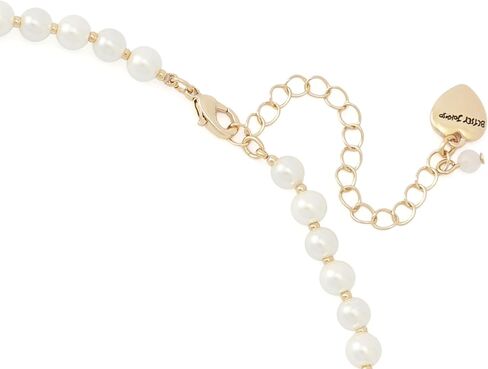 Betsey Johnson Jewelry Women's Best In Class School Supplies Charm Pearl Necklace in Kuwait