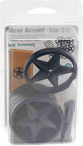 Deck Plus 2-3/8" Star Decor Accents - 6 sets in Saudi Arabia