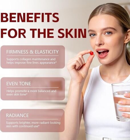 كبسولات هلامية NuvaPure Astaxanthin 12mg - أستازانتين بقوة ثلاثية من الطحالب الدقيقة، غير معدلة وراثيًا، خالية من الغلوتين، مكمل غذائي مضاد للأكسدة، 120 كبسولة هلامية in Kuwait