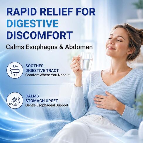 Nano Esophageal Relief Drops - Slippery Elm Bark, Zinc, L-Carnosine, L-Glutamine & Aloe Extract - Non-GMO, Dairy-Free - Relieves Digestive Irritation, Supports Throat & Stomach Comfort - 2 fl oz in Saudi Arabia