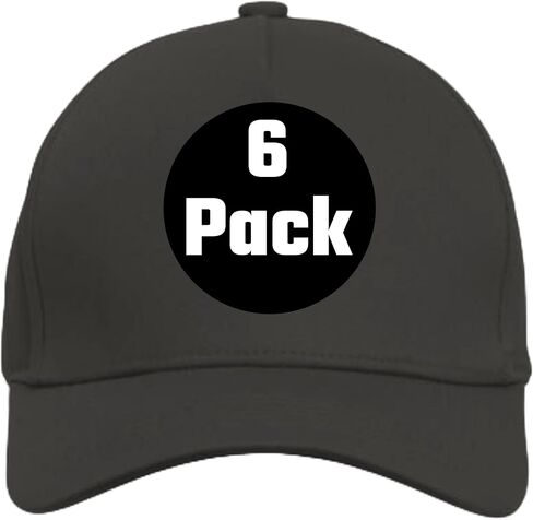 Bulk 6 Pcs Blank Structured Baseball Hats: Adjustable Closure, Ideal for HTV, Sublimation, Embroidery in Saudi Arabia