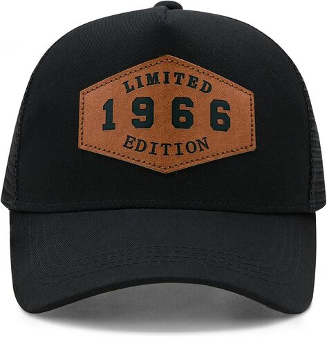 Vintage 1946-1996 Mesh Trucker Hat, 30-80th Birthday Gifts for Men Women, 30-80 Year Old Birthday Decorations Ideas in Kuwait