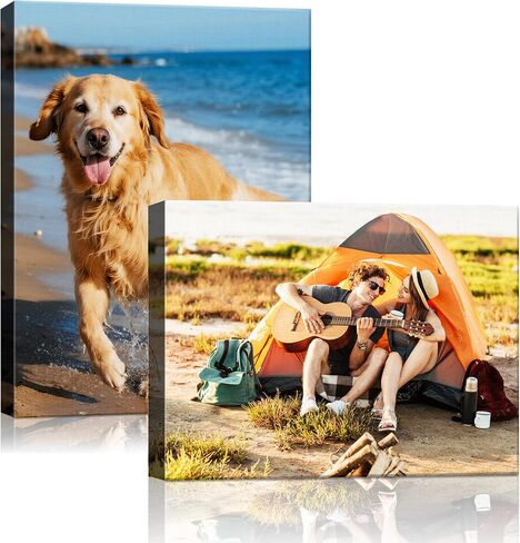 Custom Canvas Prints Personalized with Your Photos - Customized Wall Art 12x8 Inches, Canvas Prints with Your Photos for Bedroom, Living Room, Office Decor - Gift Idea for Family & Friends in Saudi Arabia