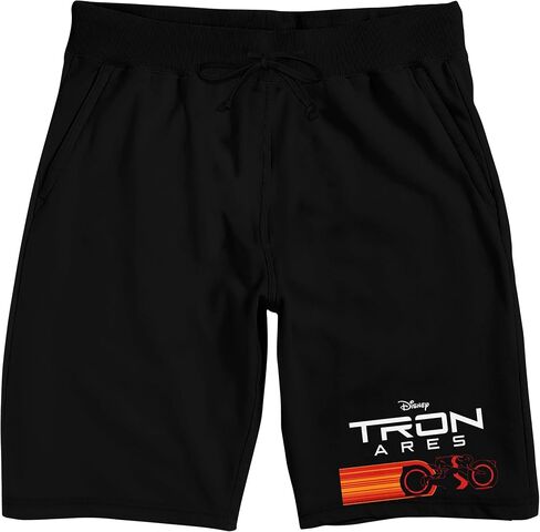 Tron: Ares (2025 Movie) Men's Black Lounge Shorts in Kuwait