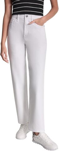 DKNY Womens High Rise Classic Straight Jean in Saudi Arabia