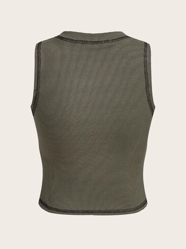 SOLY HUX Women's Y2k Gothic Graphic Tank Tops Sleeveless Crew Neck Casual Summer Crop Top Streetwear in Kuwait