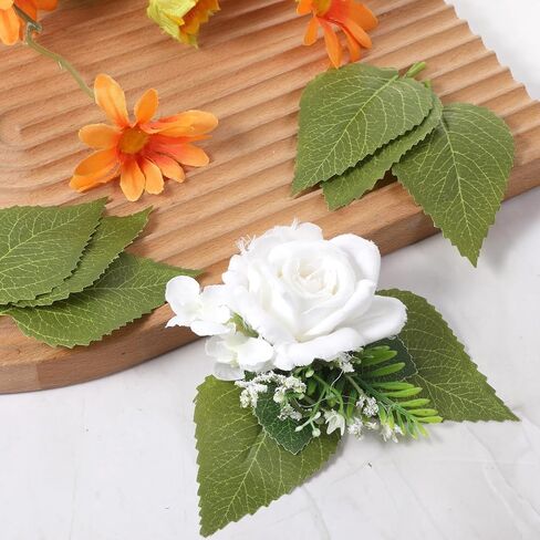 30 PCS Artificial Green Leaves for Decoration, 3.9 × 2.3 Inch Realistic Silk Fake Greenery Leaves for Crafts, Bulk Greenery Sunflower Leaves for Wedding Bouquets, Wreaths, Home Decor in Saudi Arabia