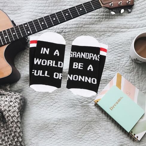 TSOTMO Nonno Socks Best Nonno Ever Gift Nonno Fathers Day Gift Nonno Pregnancy Announcement Gift Italian Grandpa Gift in Kuwait