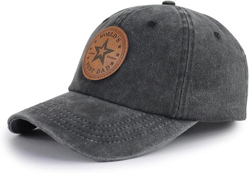 World’s Best Dad Hats for Men, Funny Adjustable Cotton Embroidered Baseball Cap in Saudi Arabia