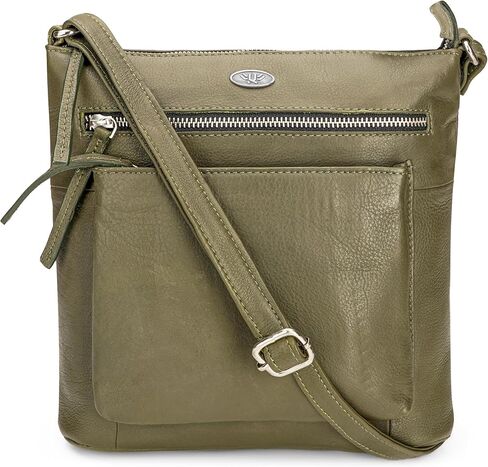 Genuine Leather Crossbody Bags for Women, Premium Handmade Leather Purses - Shoulder Handbags, Adjustable Strap in Kuwait