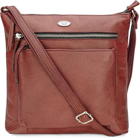 Genuine Leather Crossbody Bags for Women, Premium Handmade Leather Purses - Shoulder Handbags, Adjustable Strap in Kuwait