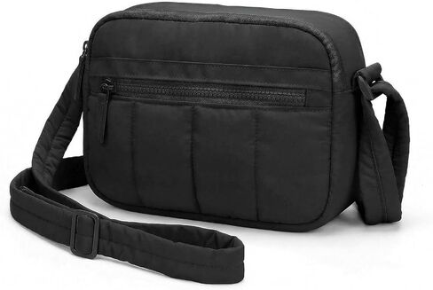 Lightweight Crossbody Bag for Women Puffer Wallet Multi-Pocket Shoulder Purse Handbag for Travel & Daily Use in Kuwait