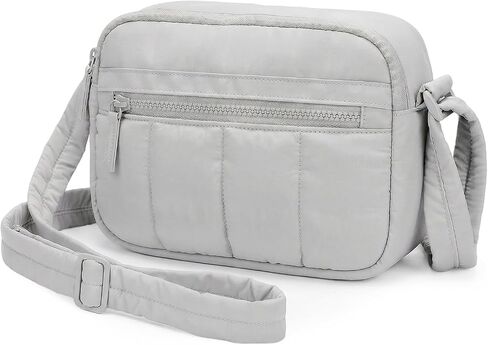 Lightweight Crossbody Bag for Women Puffer Wallet Multi-Pocket Shoulder Purse Handbag for Travel & Daily Use in Kuwait